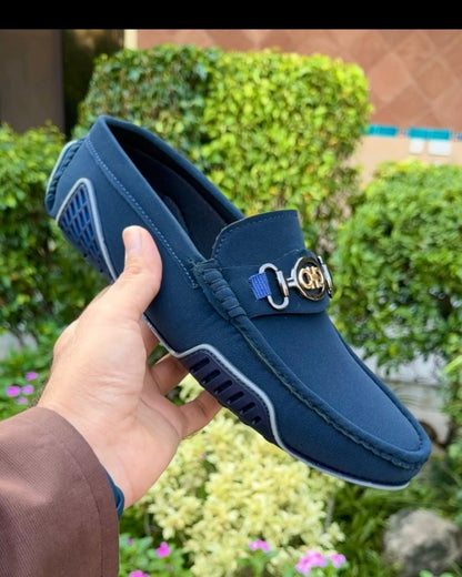 (SQ-203) Royal Blue Moccasin